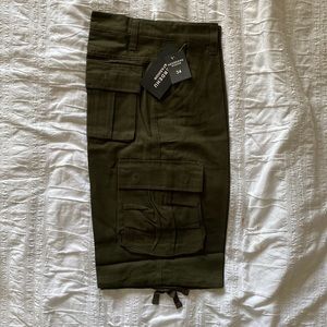 NEW Cargo Shorts for Men (34) Cotton Twill Lightweight